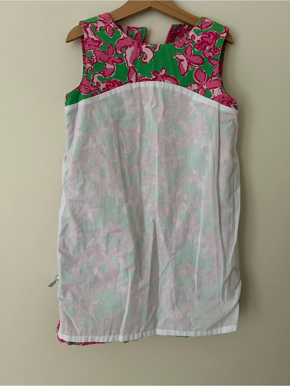 Lilly Pulitzer | Girls’ Pink & Green Butterfly Pattern Dress Size 8